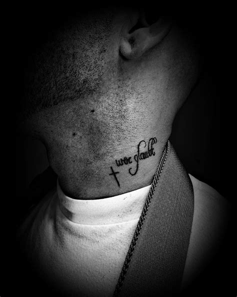 men's back of neck tattoo|small neck tattoos for men.